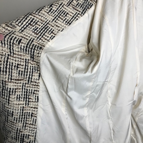 Boucle Trench Coat Fully Lined High End Couture - Picture 5 of 7